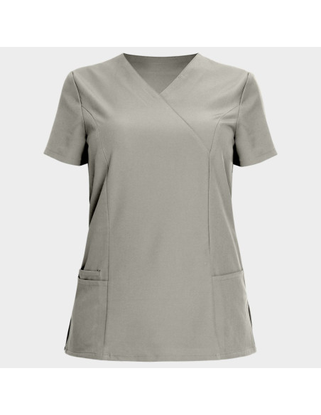 Дамска медицинска туника NOBBY- светло сива