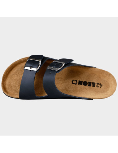 Мъжки чехли LEON MAN BLACK