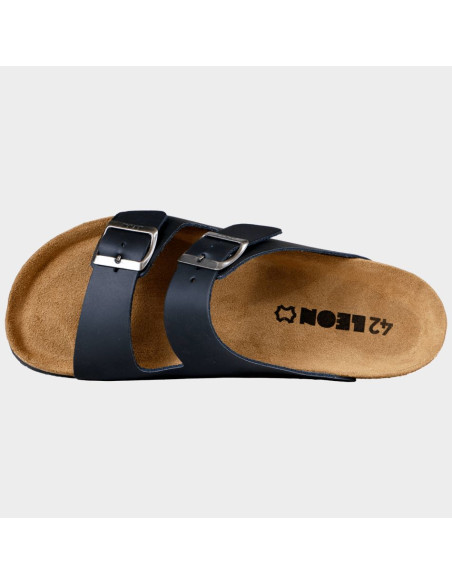 Мъжки чехли LEON MAN BLACK