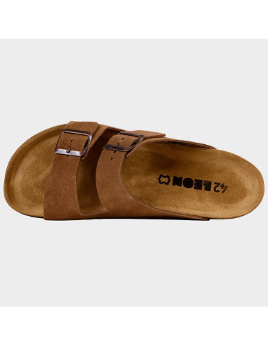 Мъжки чехли LEON MAN BROWN