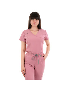 Медицинска туника JUSTINA- розова 2