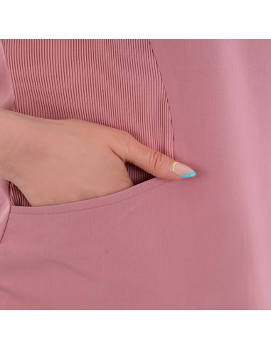 Медицинска туника JUSTINA- розова
