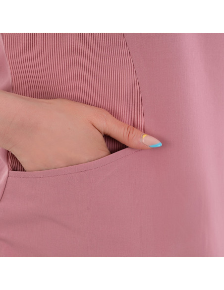 Медицинска туника JUSTINA- розова