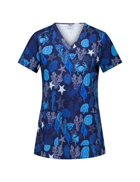 Медицинска туника ISABELLA - sea life