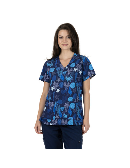 Медицинска туника ISABELLA- sea life