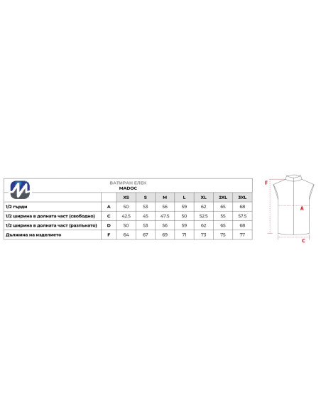 Ватиран елек MADOC