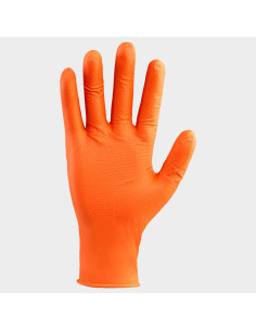 Еднократни ръкавици от нитрил SETINO NITRILE ORANGE 2