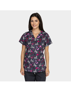 Медицинска туника BAMBINA на зебри