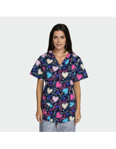 Медицинска туника BAMBINA на сърца