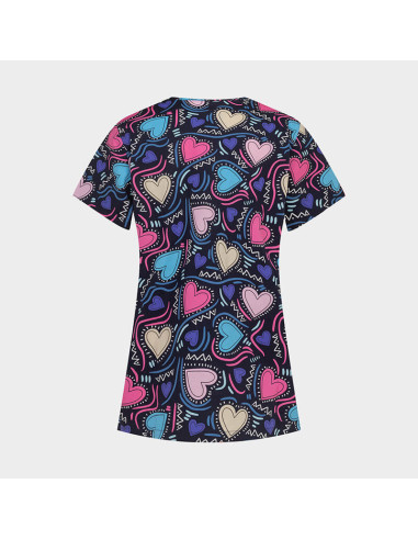 Медицинска туника BAMBINA на сърца