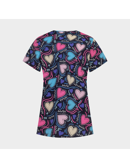 Медицинска туника BAMBINA на сърца