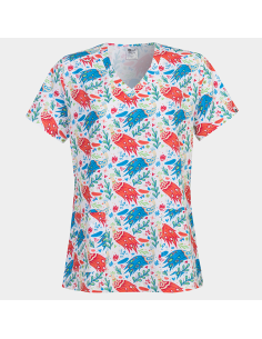 Медицинска туника ISABELLA - Colourful Peacock
