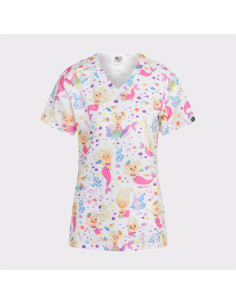 Медицинска туника ISABELLA - Mermaids