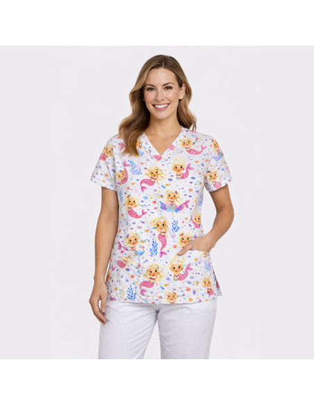 Медицинска туника ISABELLA - Mermaids