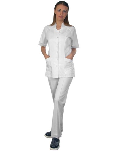 Медицинска туника с къс ръкав  Код: 4045